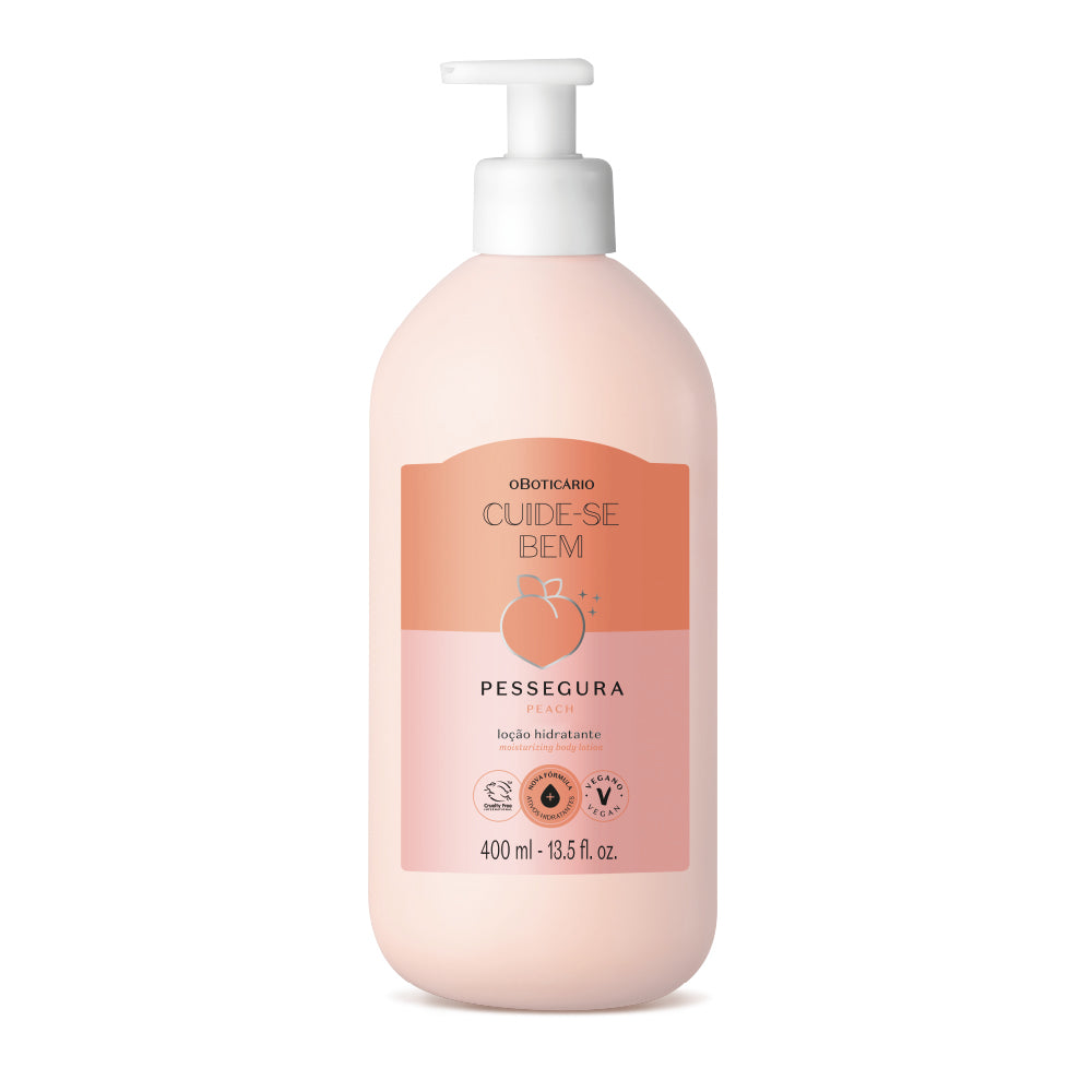 Loção Hidratante Corporal Cuide-se Bem Pessegura, 400ml- Boticário