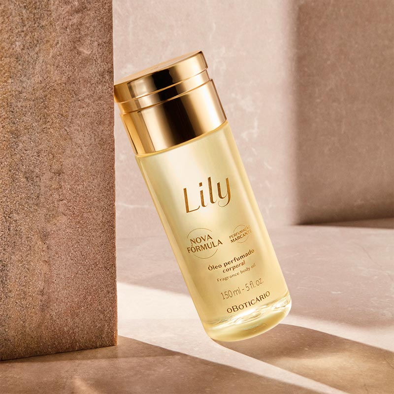 Óleo Perfumado Corporal Lily, 150ml- Boticário